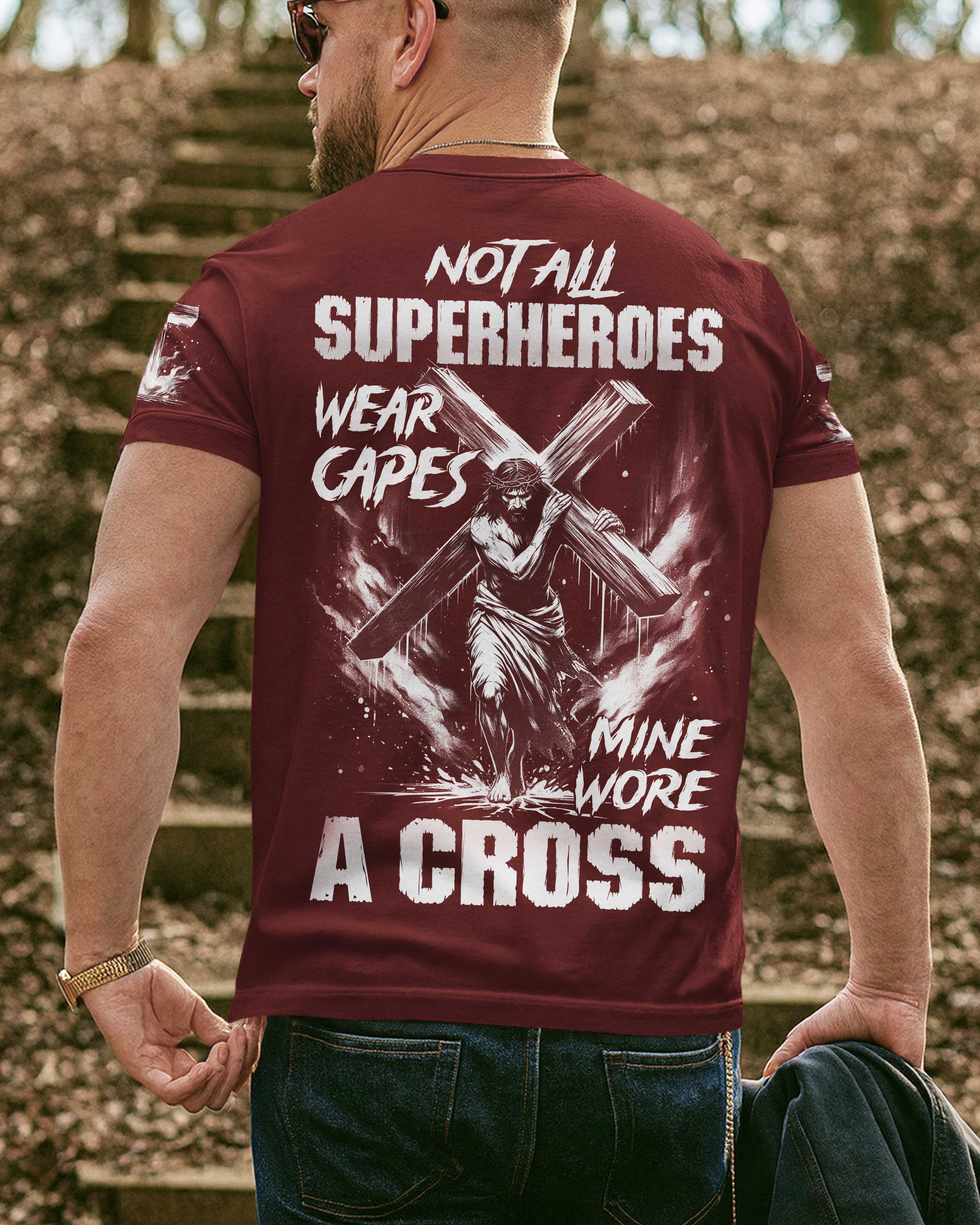 Not All Superheroes Wear Capes All Over Print T-Shirt