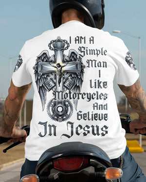 I Am A Simple Man All Over Print T-Shirt