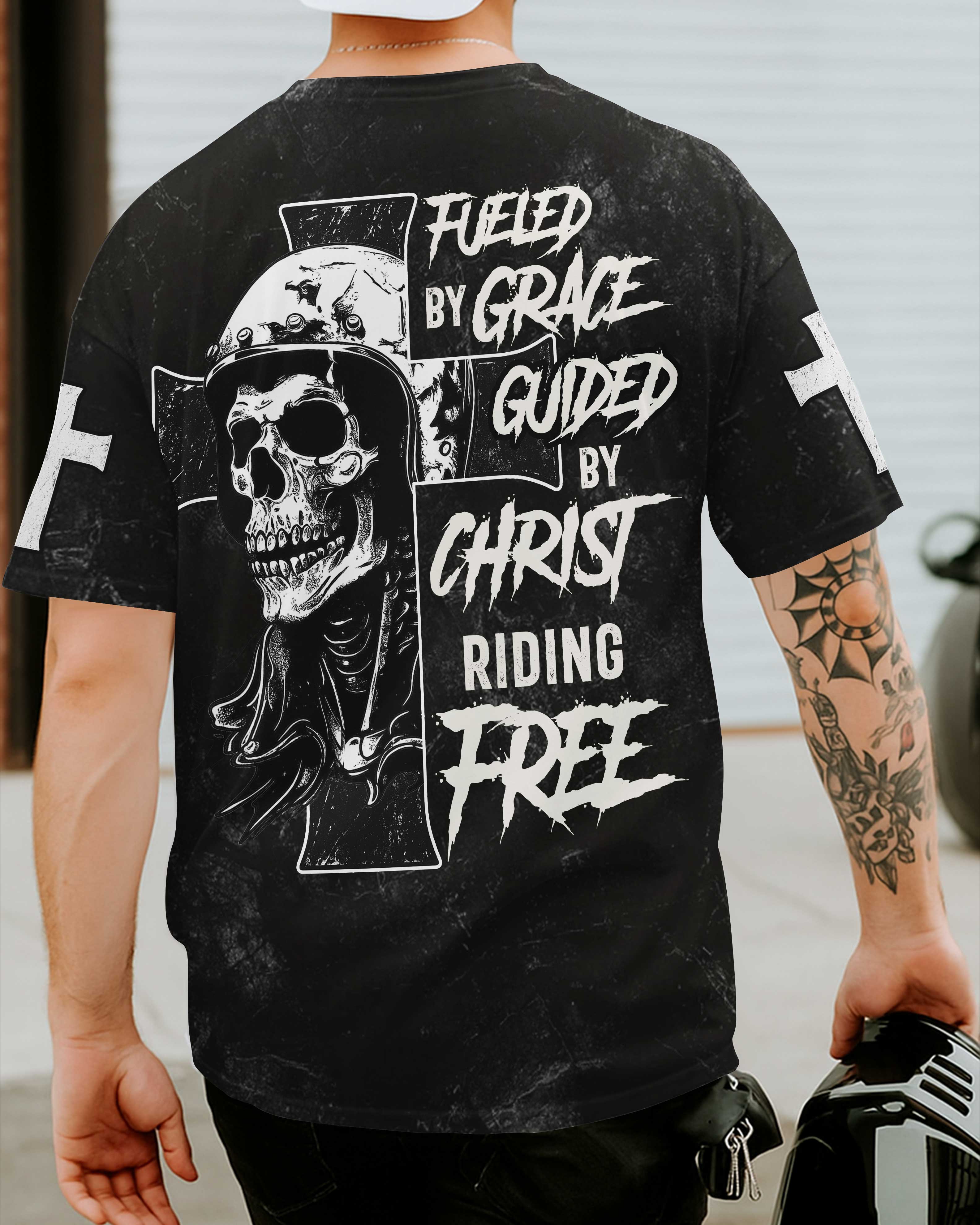 Fueled By Grace All Over Print T-Shirt