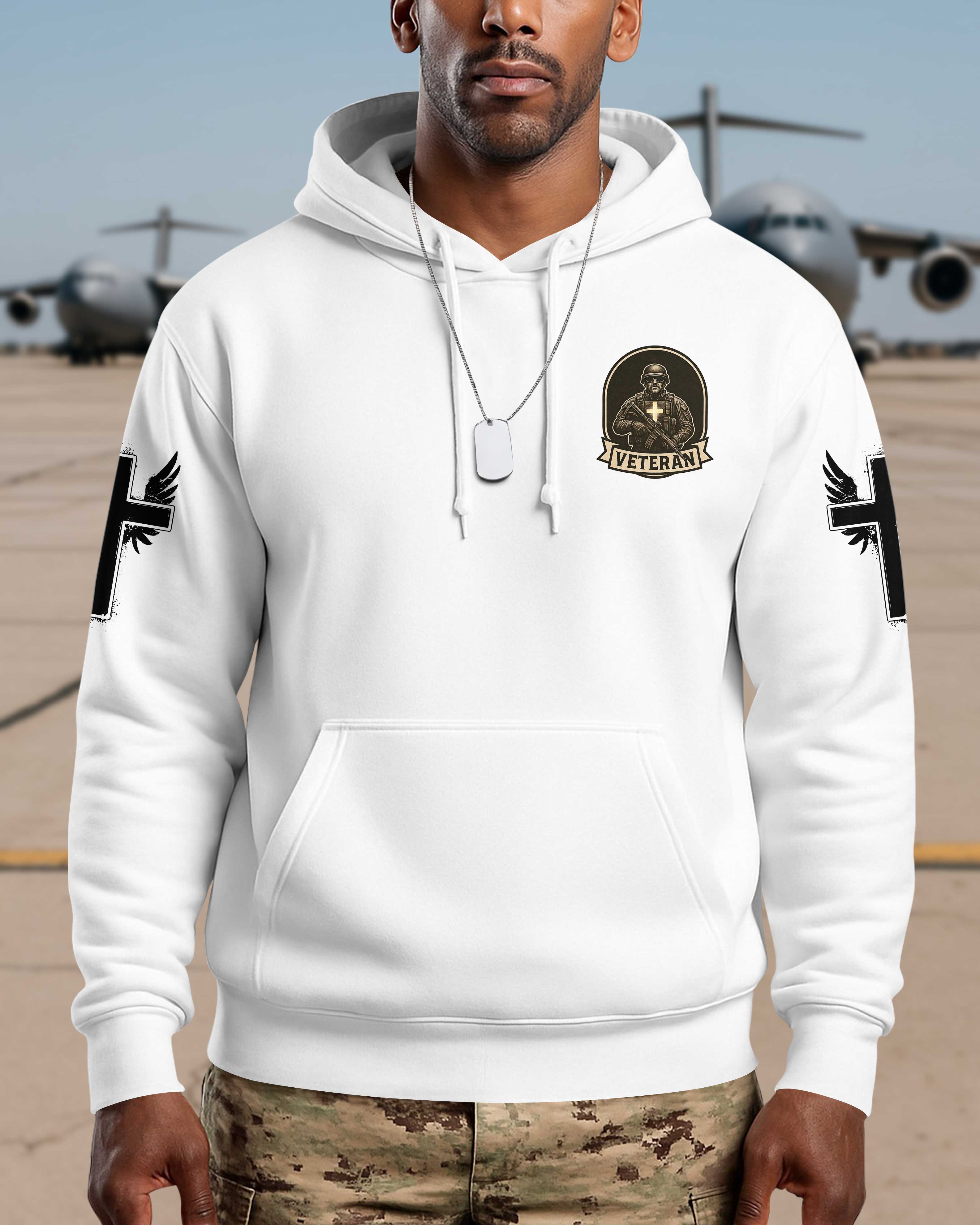 God Took The Strongest Americans All Over Print Hoodie