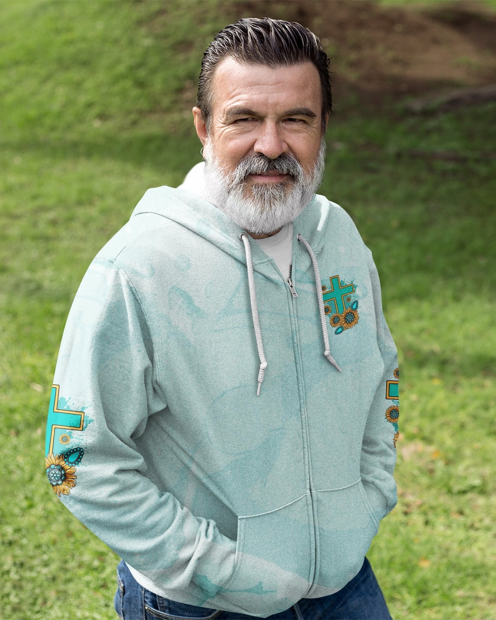 Jesus Take The Wheel All Over Print Zip Hoodie