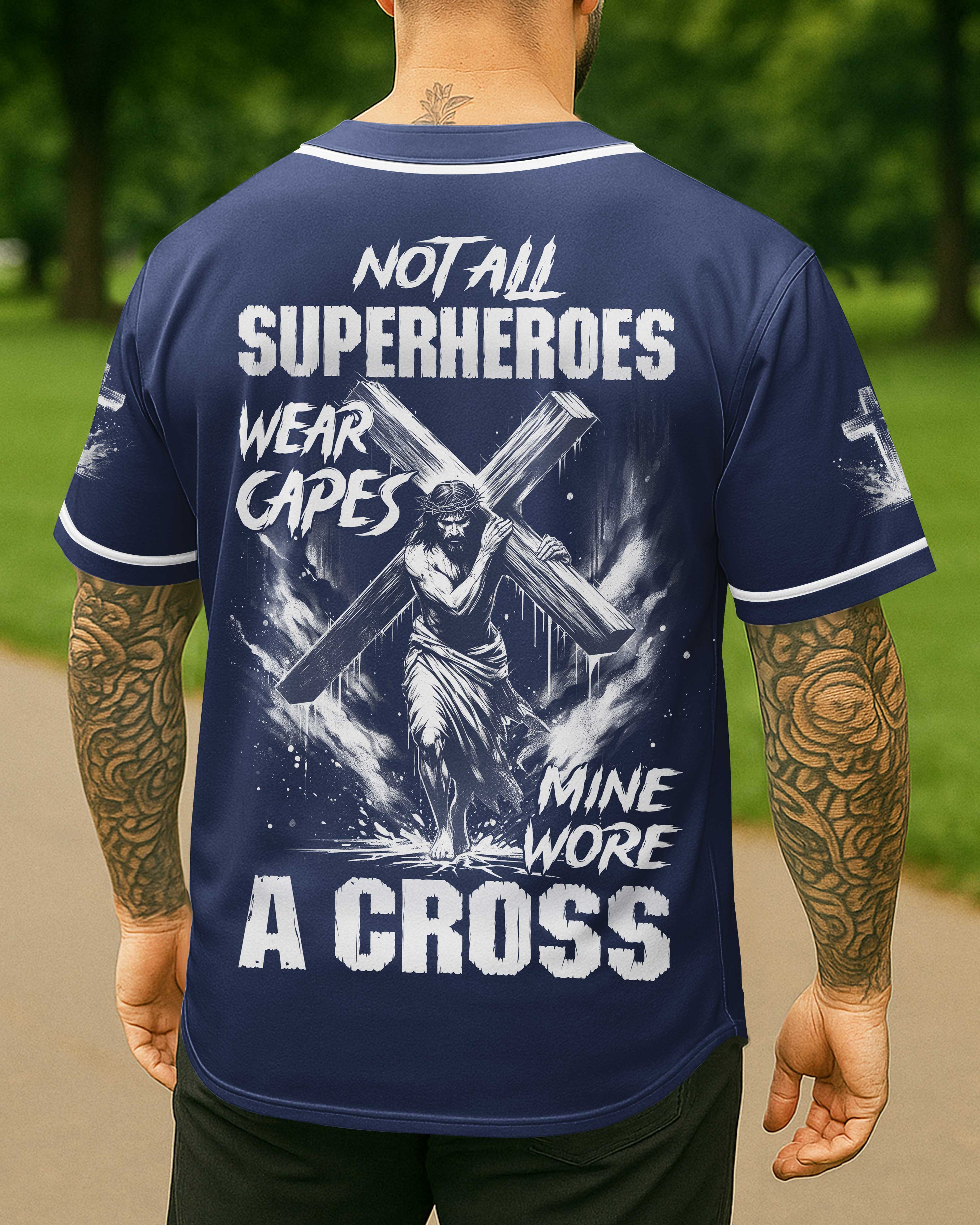 Not All Superheroes Wear Capes All Over Print Jersey1