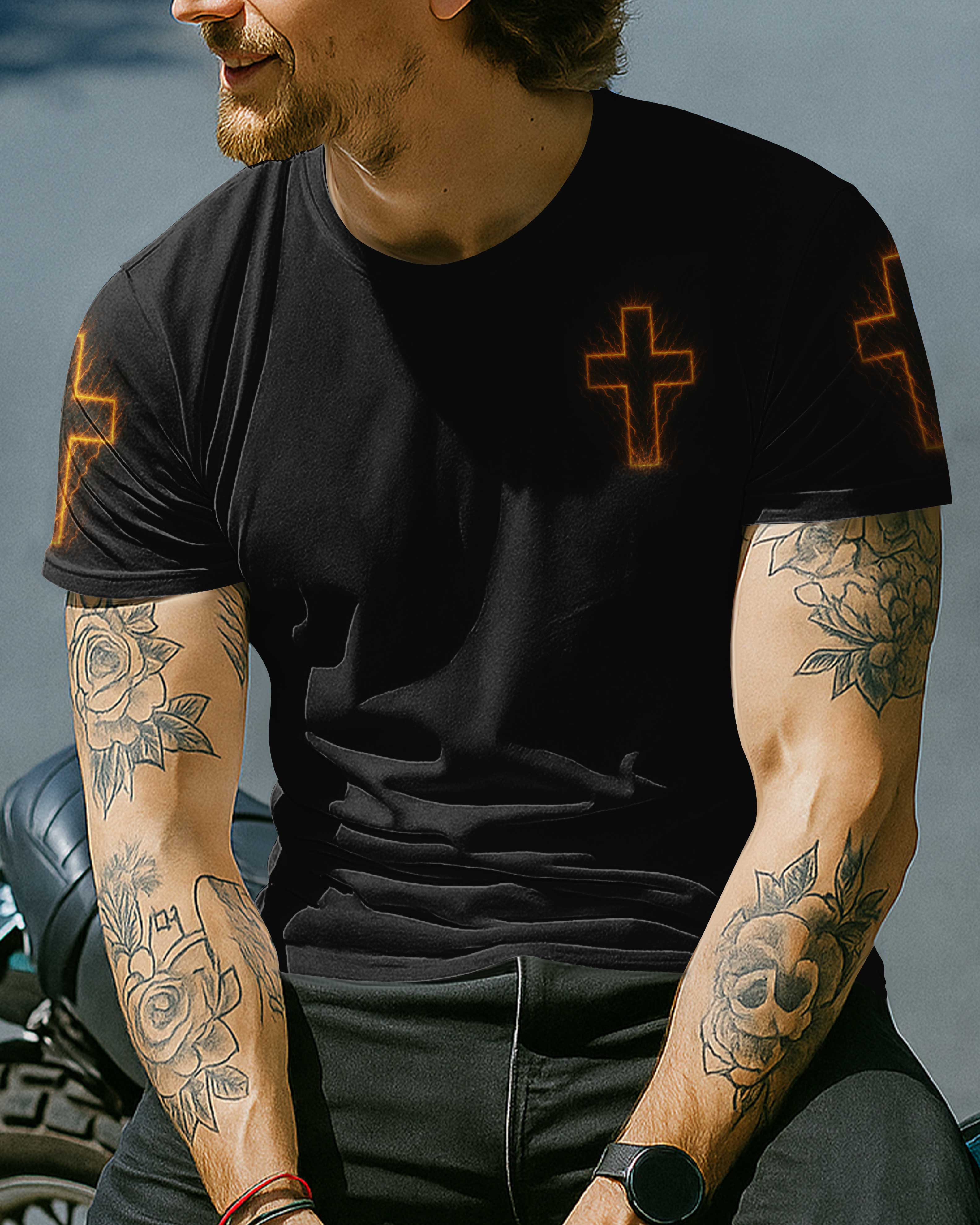 My Engine Roars But His Voice Leads T-Shirt