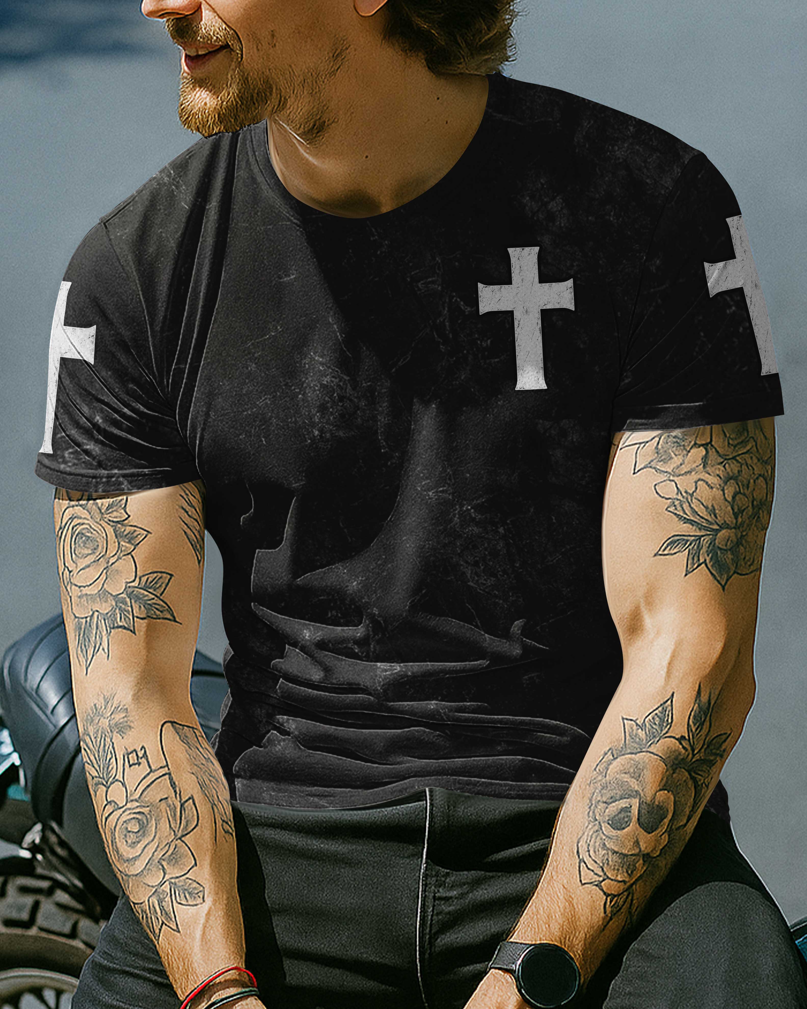 Fueled By Grace All Over Print T-Shirt