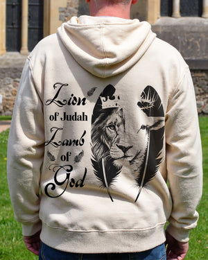 Lion Of Judah Lamb Of God All Over Print Hoodie