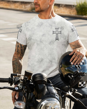 Two Wheels One Cross Eternal Freedom T-Shirt
