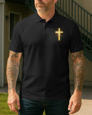 He Who Kneels Before God All Over Print Polo Shirt