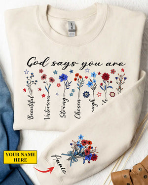 God Says You Are Sweater Gift For Her, Christian Sweater, Bible Verse