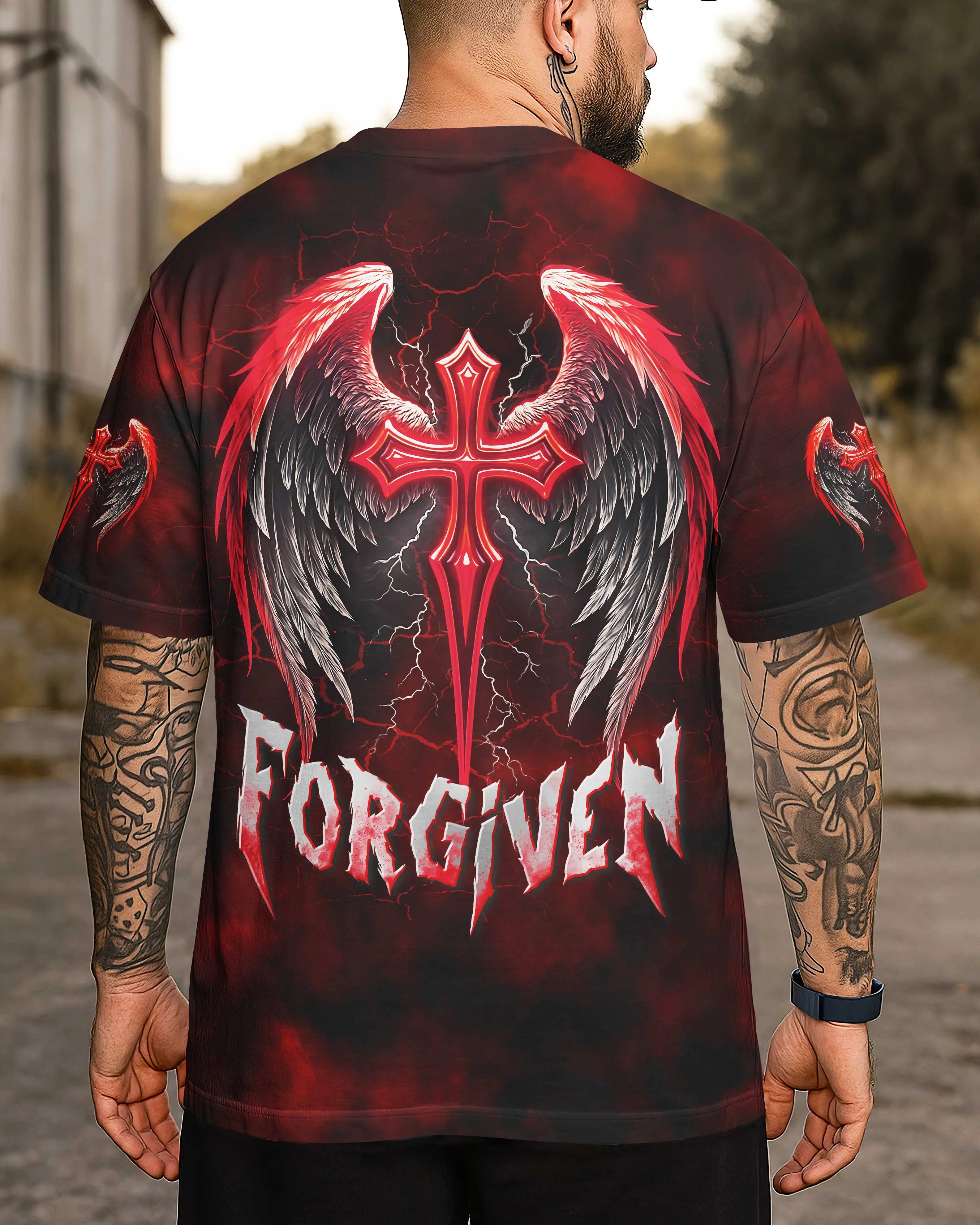 Forgiven All Over Print T-Shirt