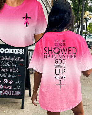 The Day Cancer Showed Up In My Life All Over Print T-Shirt