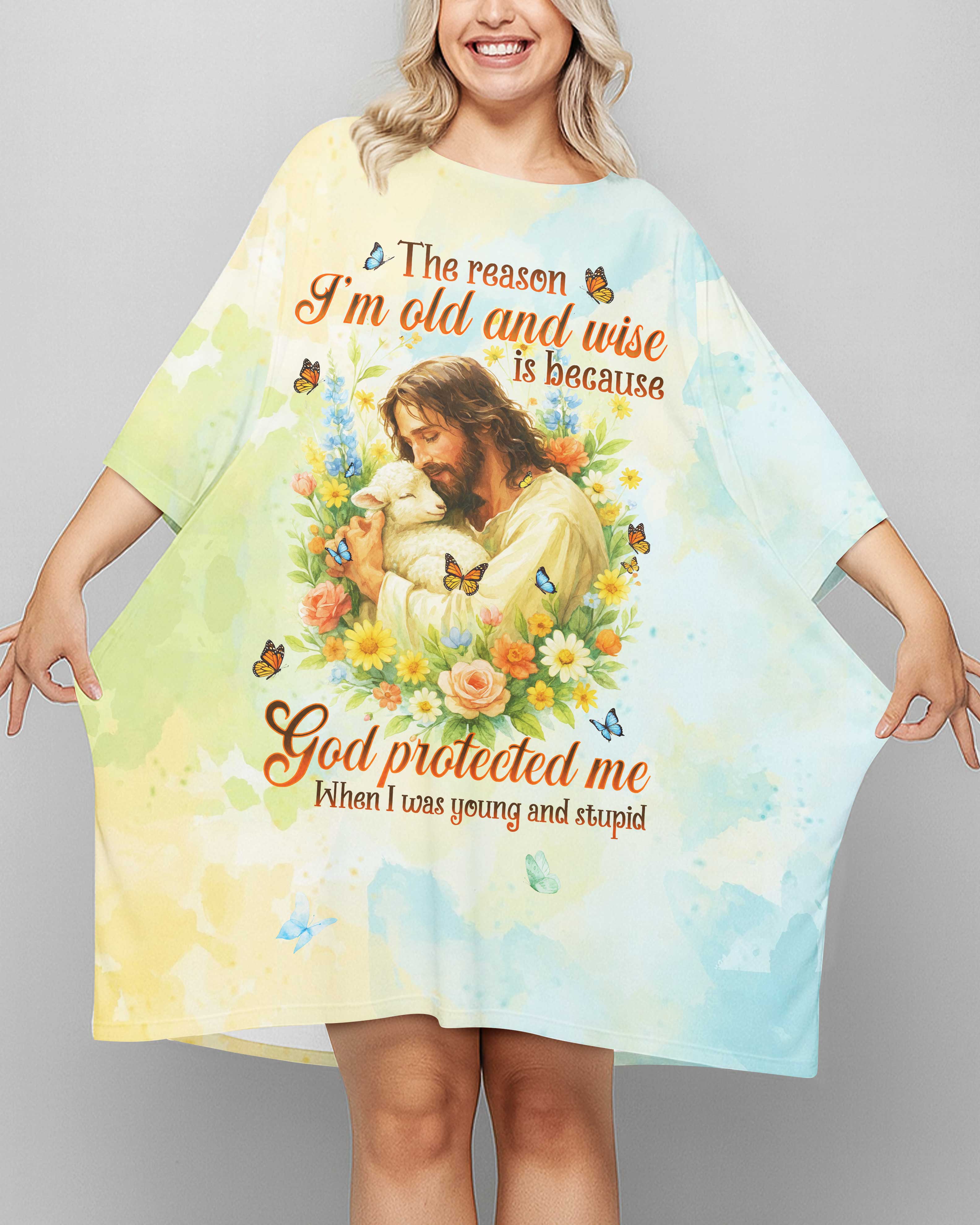 The Reason I'm Old And Wise All Over Print Sleep Tee