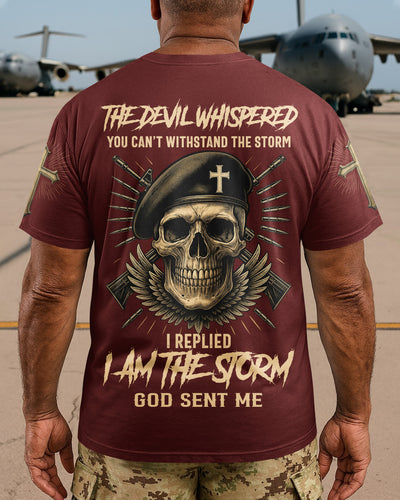 The Devil Whispered You Can't Withstand The Storm Shirt