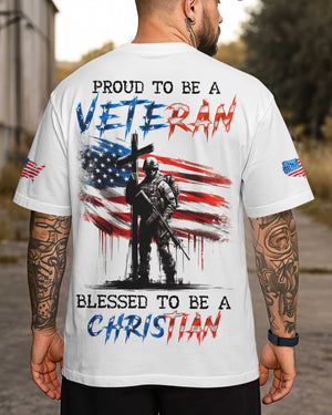 Proud To Be A Veteran All Over Print T-Shirt