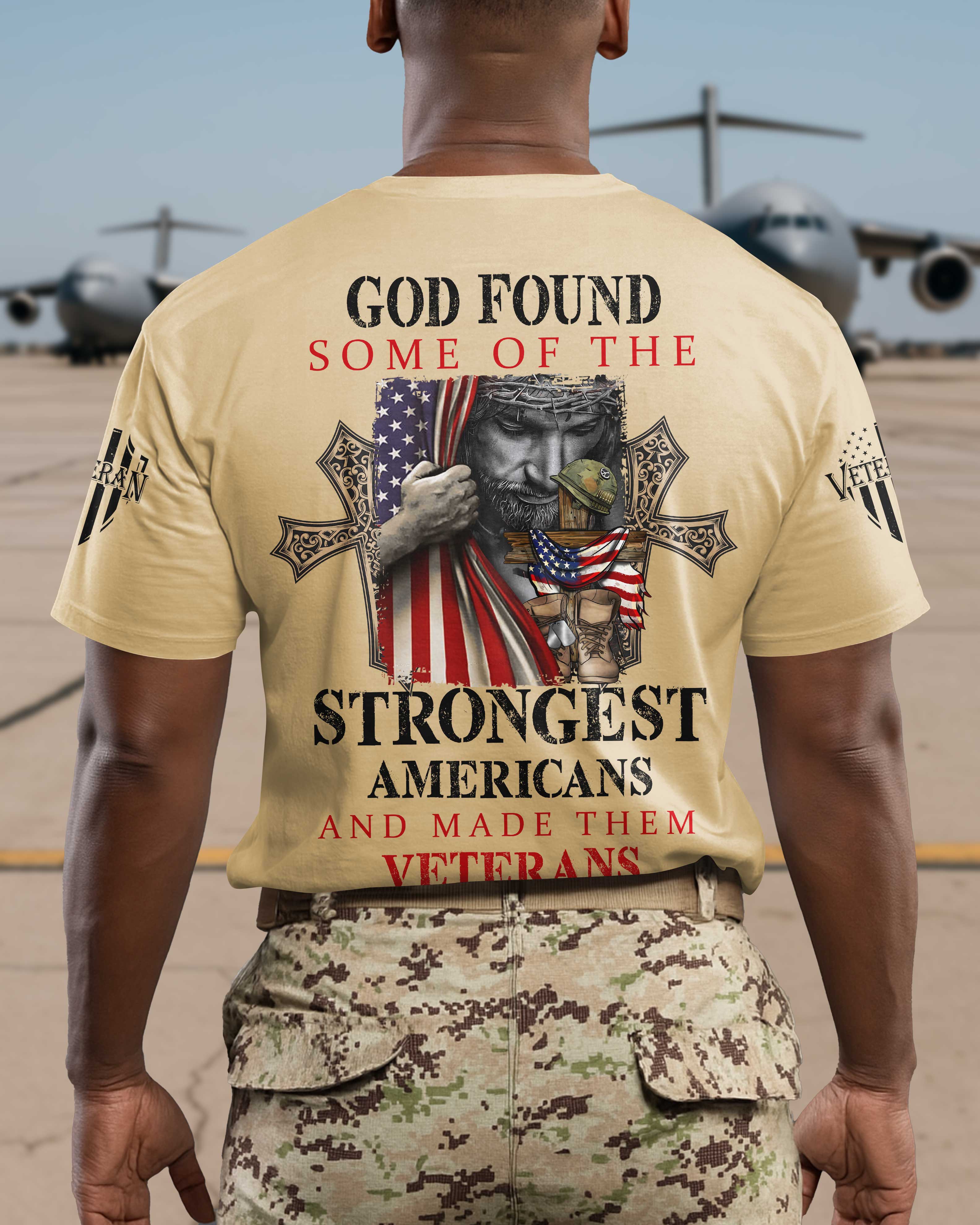 God Found Some Of The Strongest Americans T-Shirt