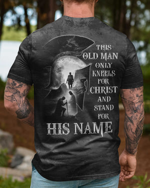Kneel for Christ and Stand For His Name Shirt