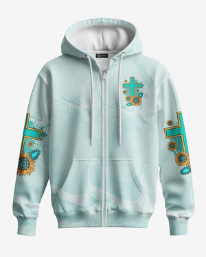 Jesus Take The Wheel All Over Print Zip Hoodie