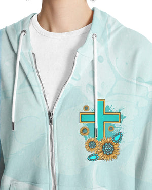 Jesus Take The Wheel All Over Print Zip Hoodie