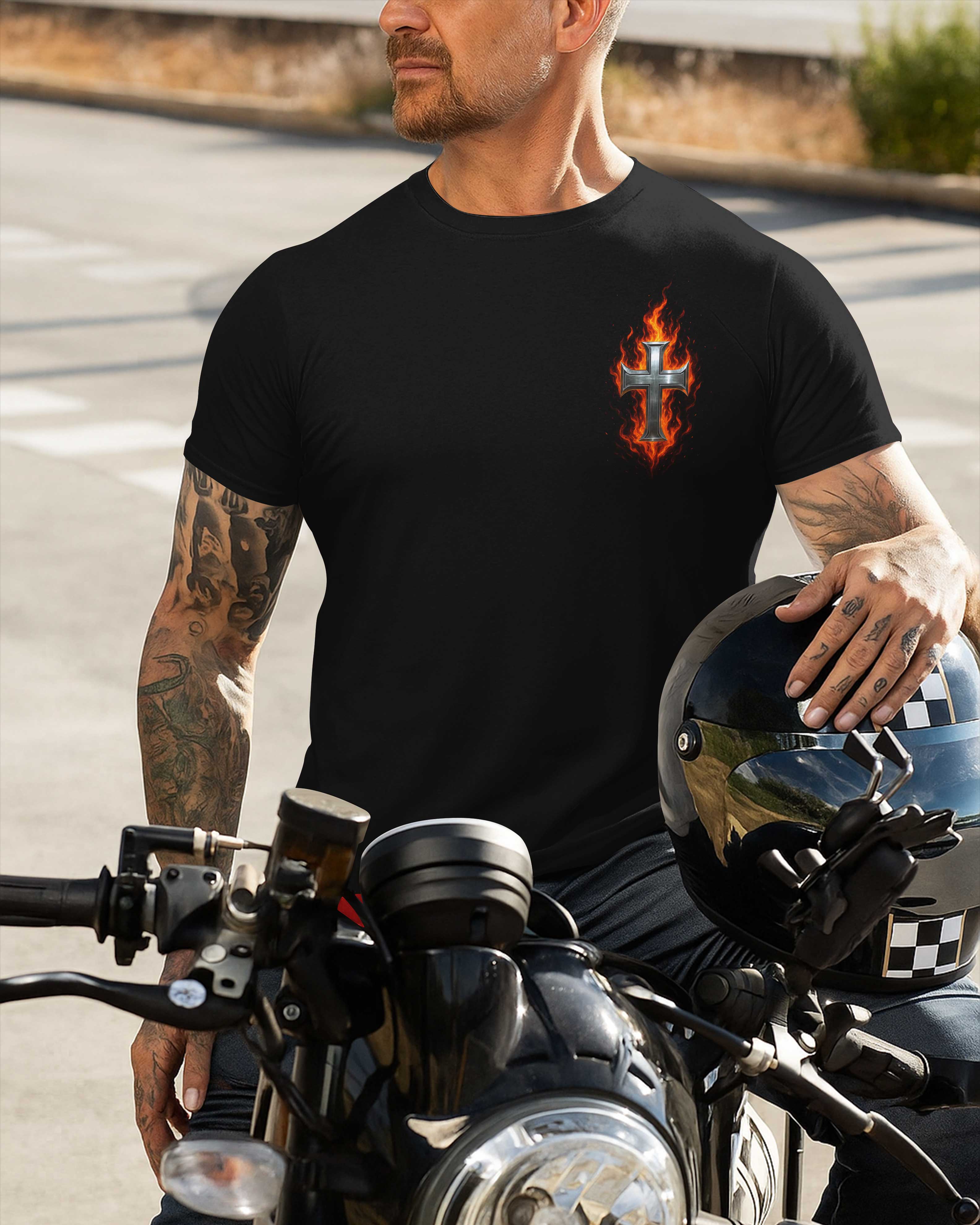 Burning Rubber Blazing Faith All Over Print T-Shirt