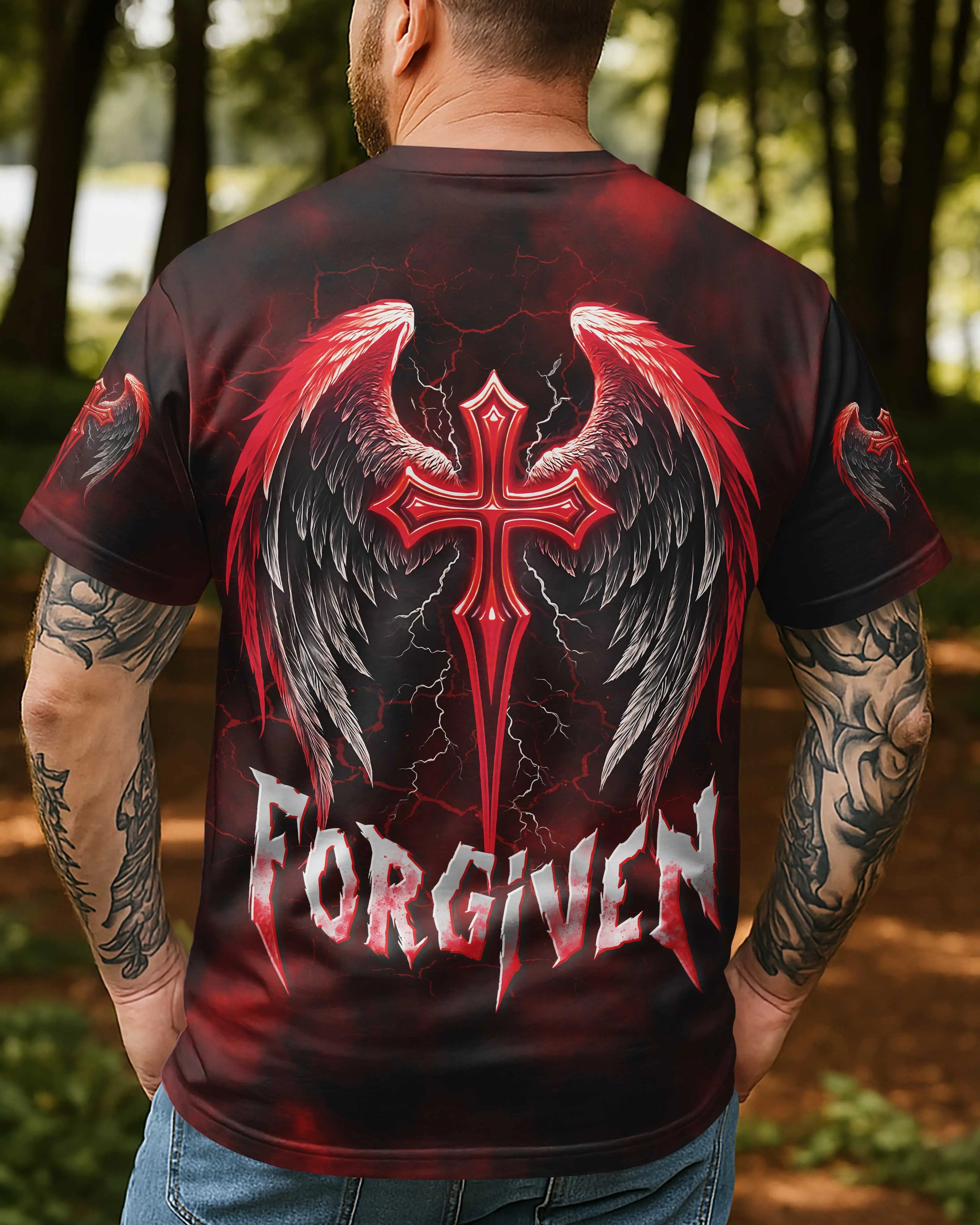 Forgiven All Over Print T-Shirt
