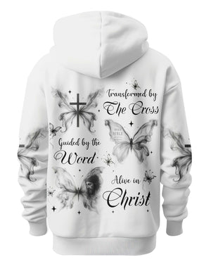 Transformed By The Cross Guided By The Word Alive In Christ Shirt
