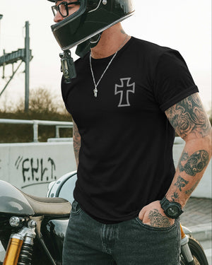 He Died For Me Now I Ride For Him All Over Print T-Shirt
