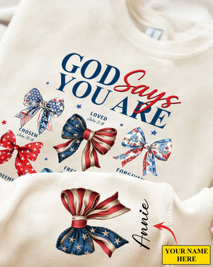 God Says You Are Sweater Gift For Her, Christian Sweater, Jesus God Gifts