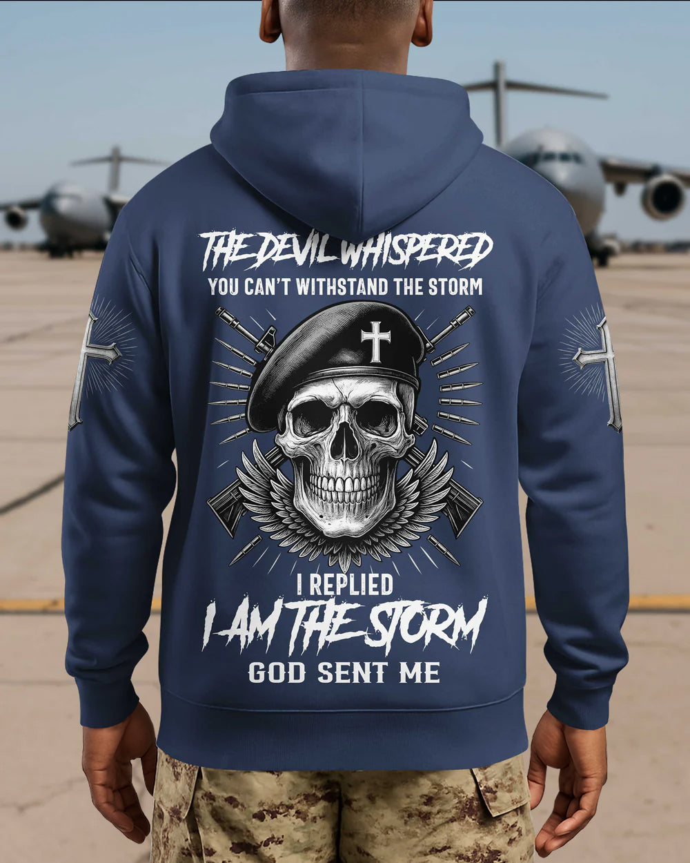 The Devil Whispered You Can't Withstand The Storm Shirt