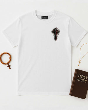 I Only Kneel For One Man He Died On The Cross All Over Print T-Shirt