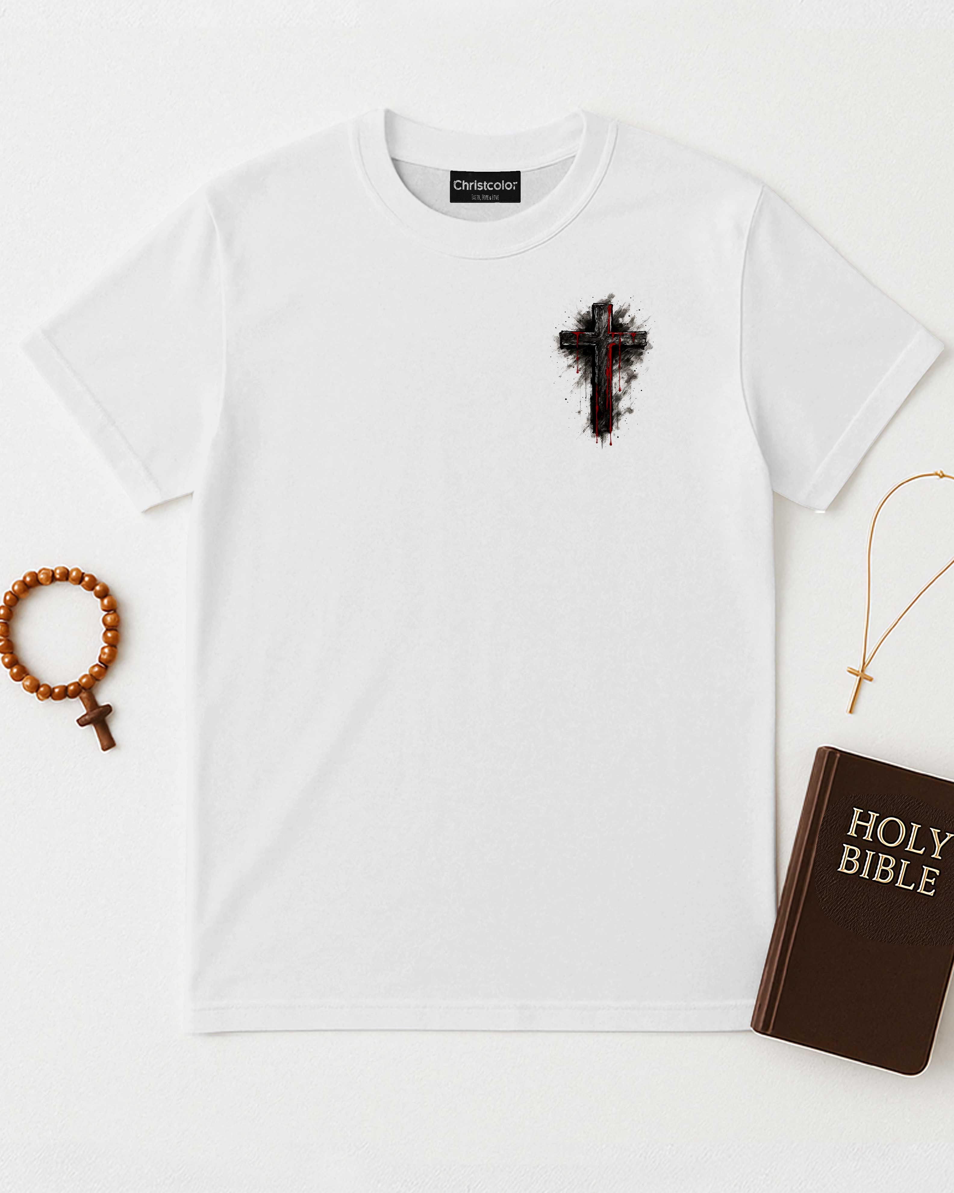 I Only Kneel For One Man He Died On The Cross All Over Print T-Shirt