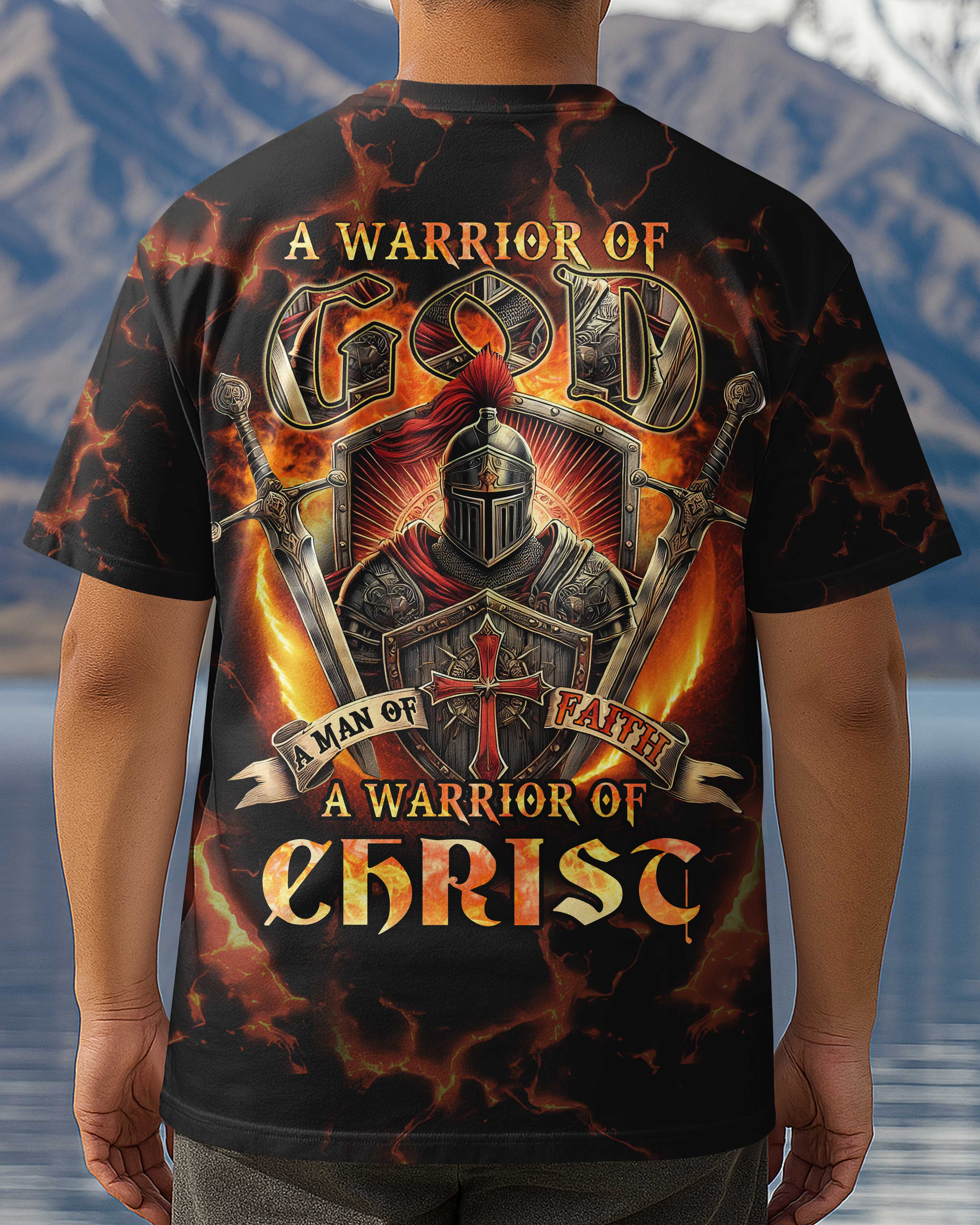 Warrior Of Christ All Over Print T-Shirt