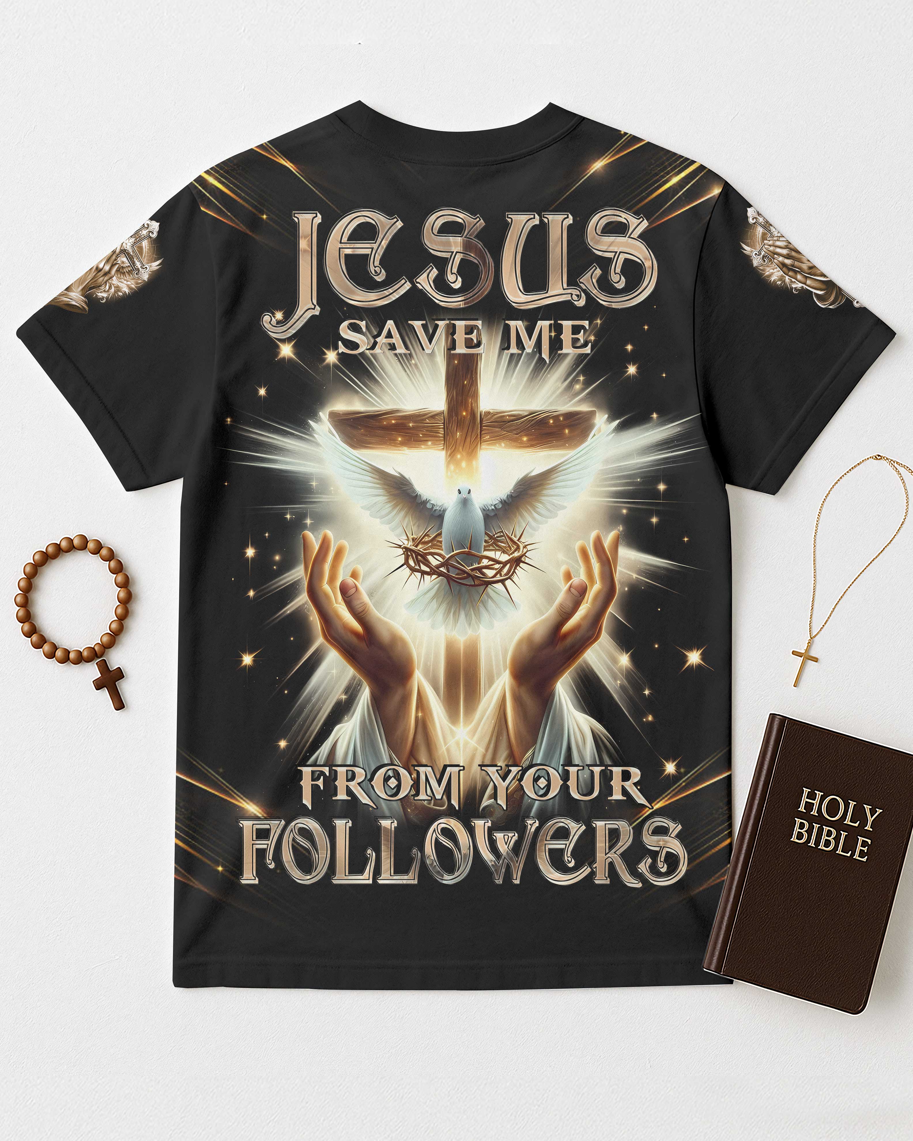 Jesus Save Me All Over Print T-Shirt