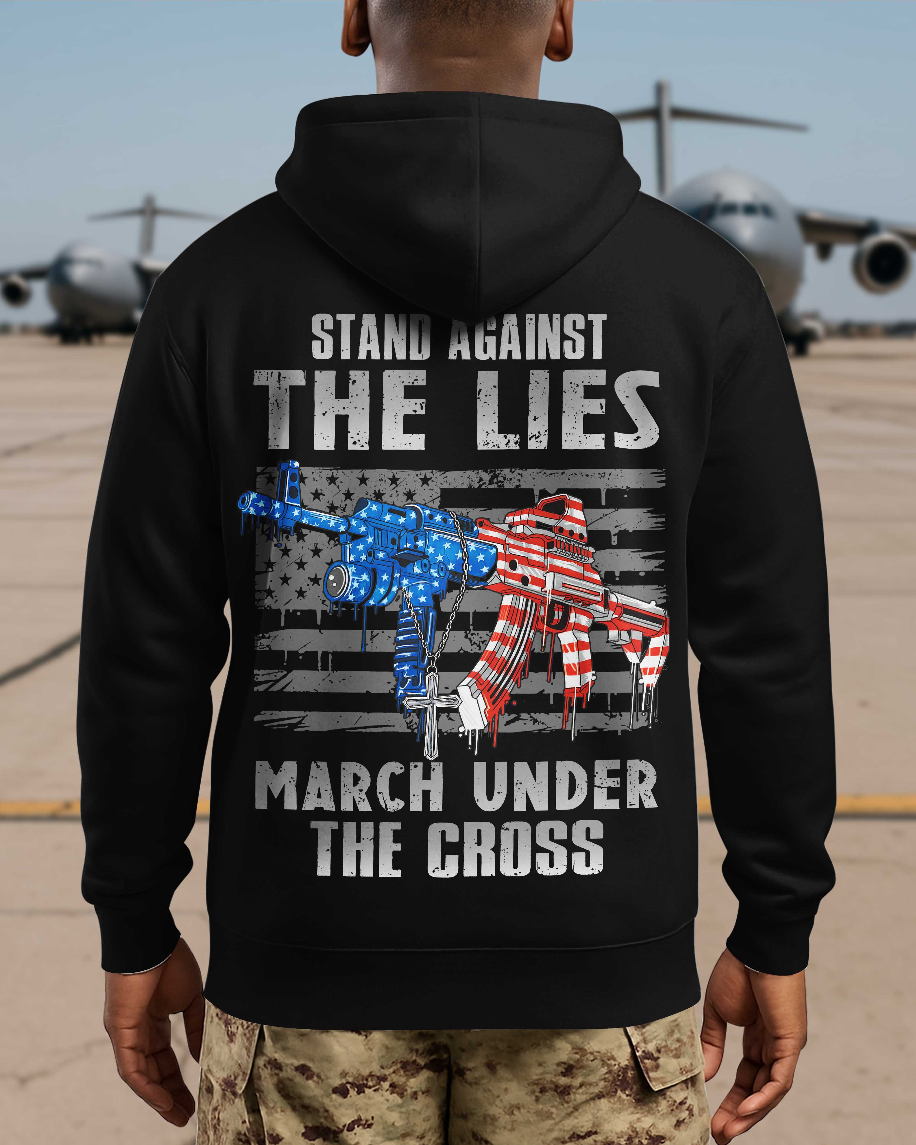 Stand Against The Lies All Over Print Hoodie