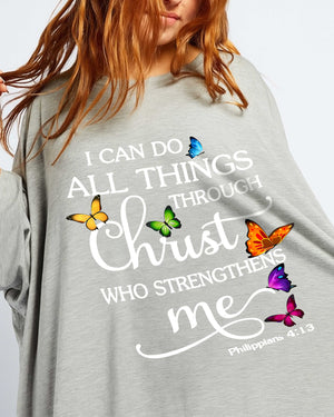 I Can Do All Thing Through Christ All Over Print Sleep Tee