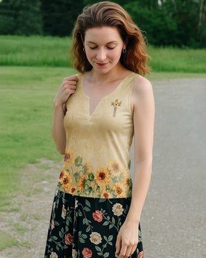 I Believe There Are Angels Among Us V-neck Tank Top