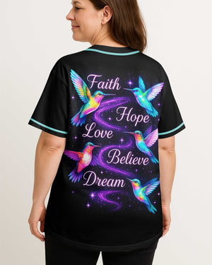 Faith Hope Love Believe Dream All Over Print Jersey