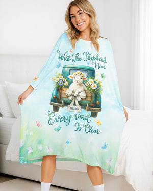 With The Shepherd Near All Over Print Sleep Tee