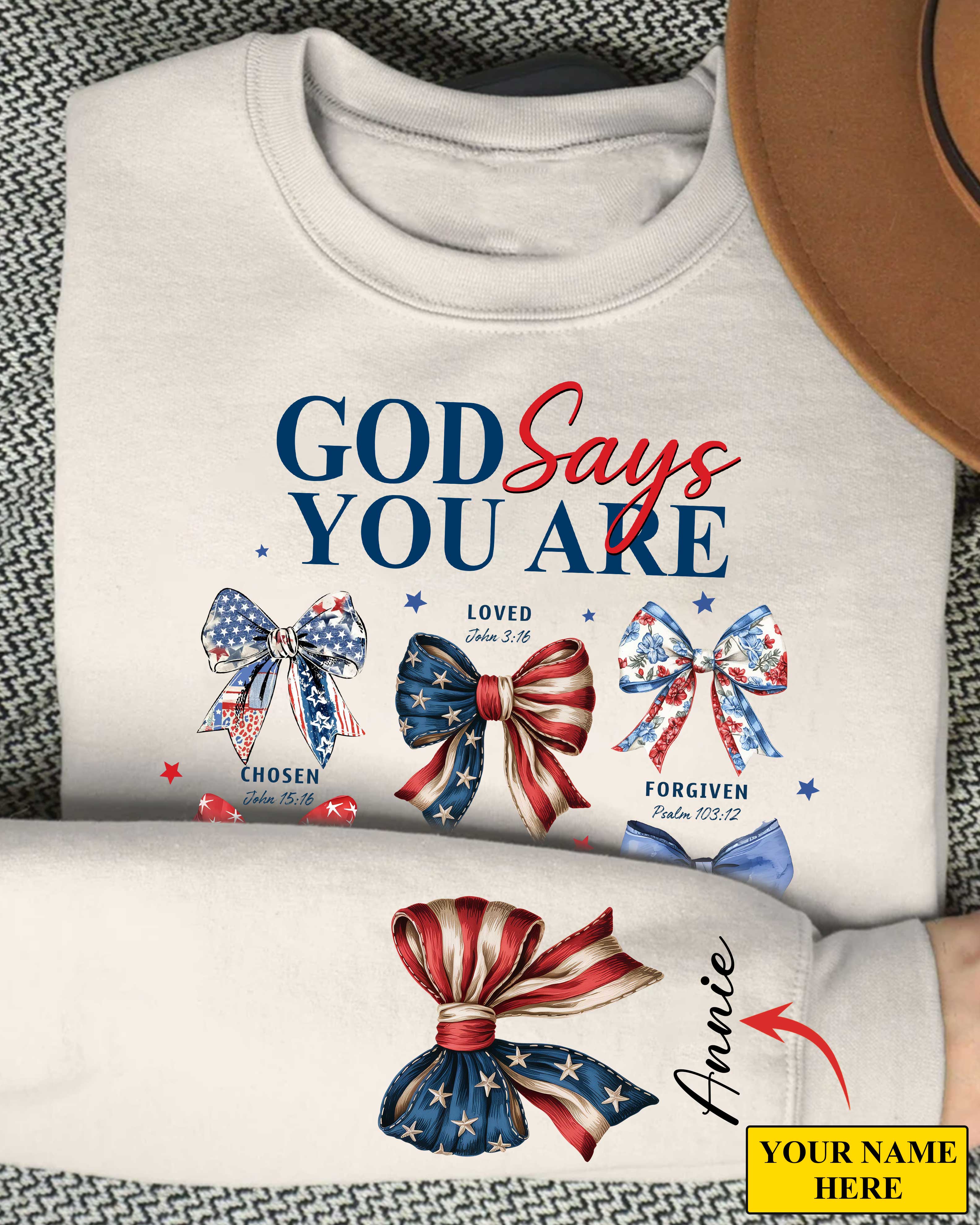 God Says You Are Sweater Gift For Her, Christian Sweater, Jesus God Gifts
