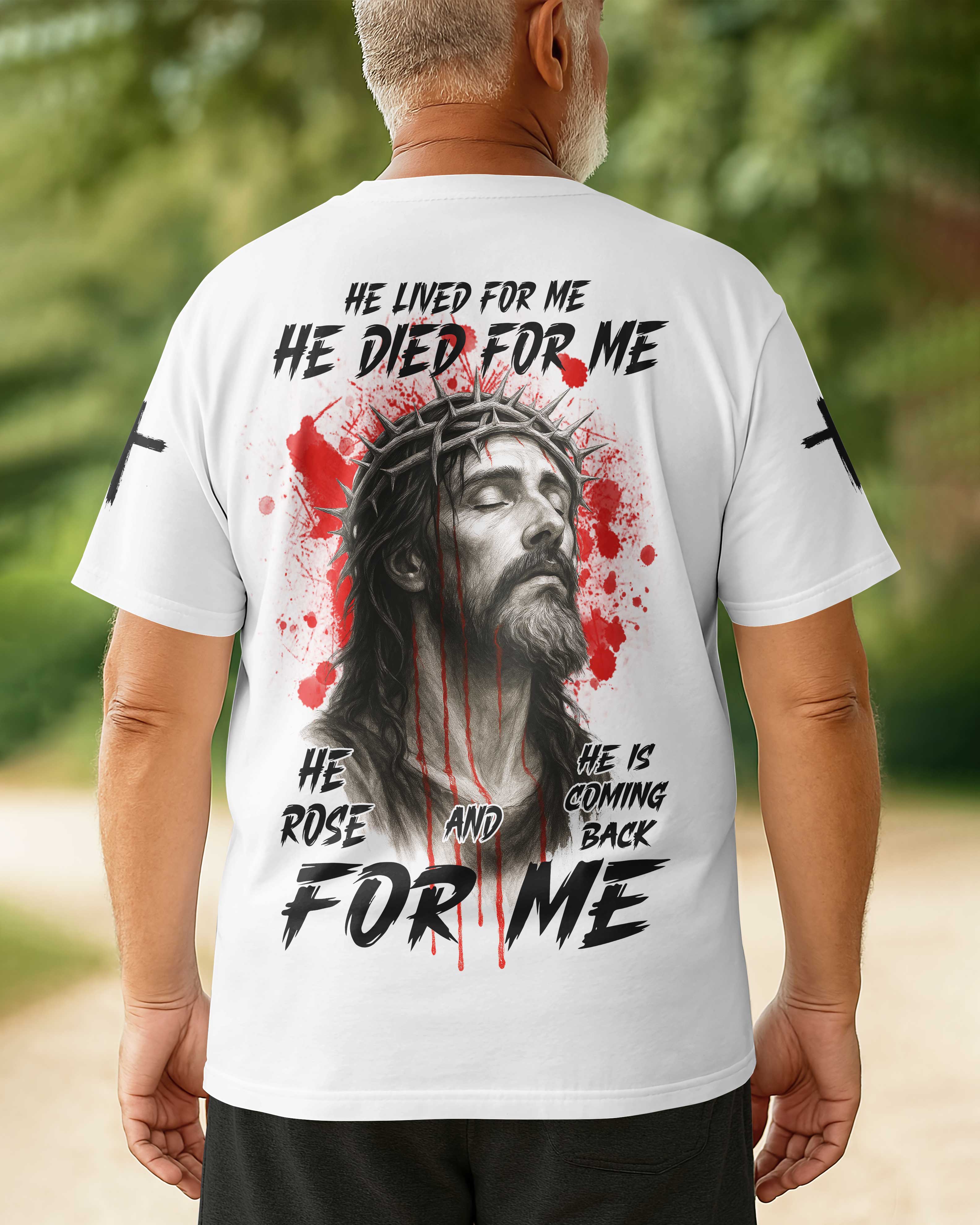 He Is Coming Back For Me All Over Print T-Shirt