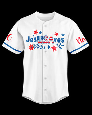Jesus Saves All Over Print Custom Jersey