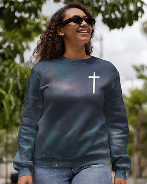 Christ In Me The Hope Of Glory All Over Print Sweater
