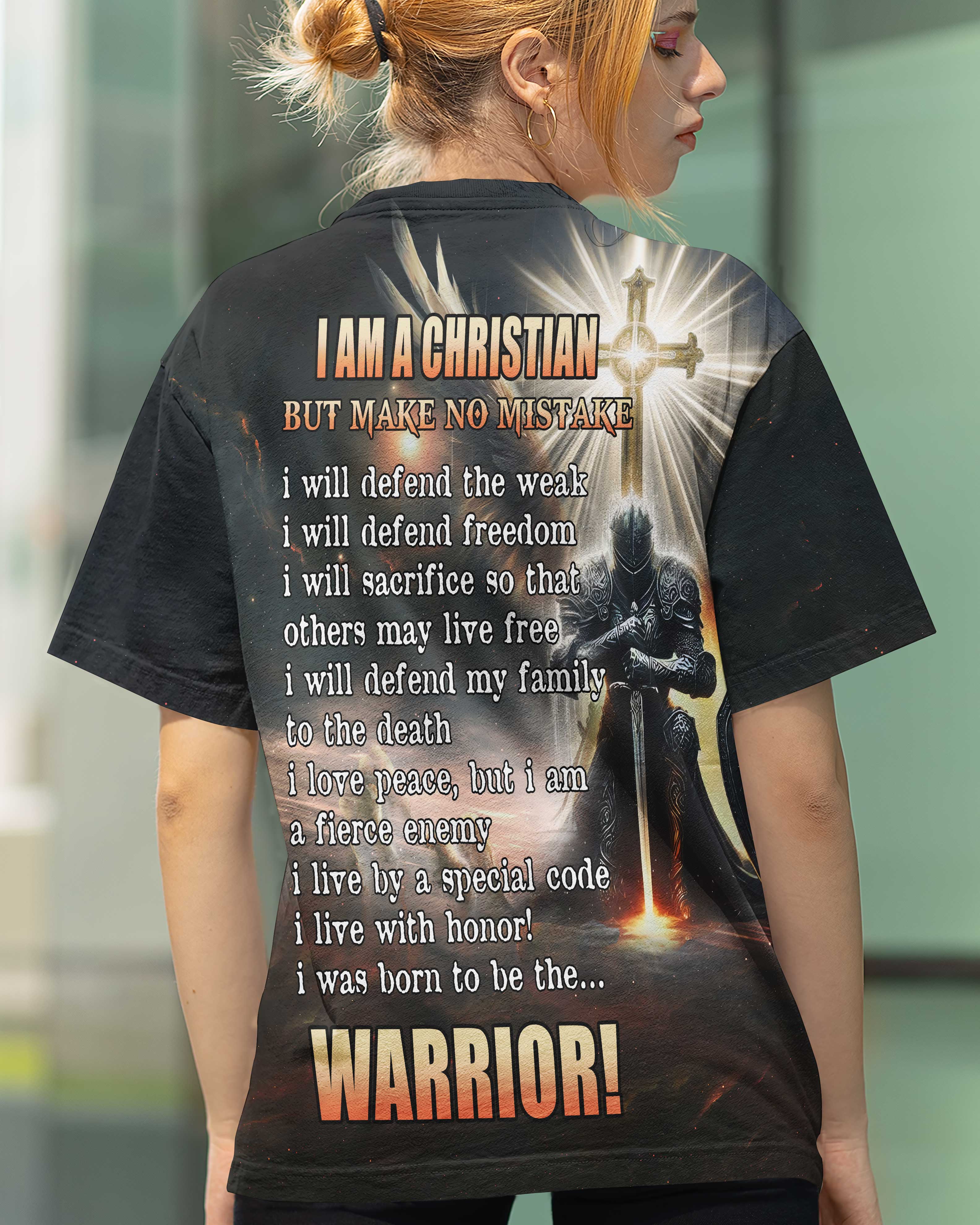 I Am A Christian All Over Print T-Shirt