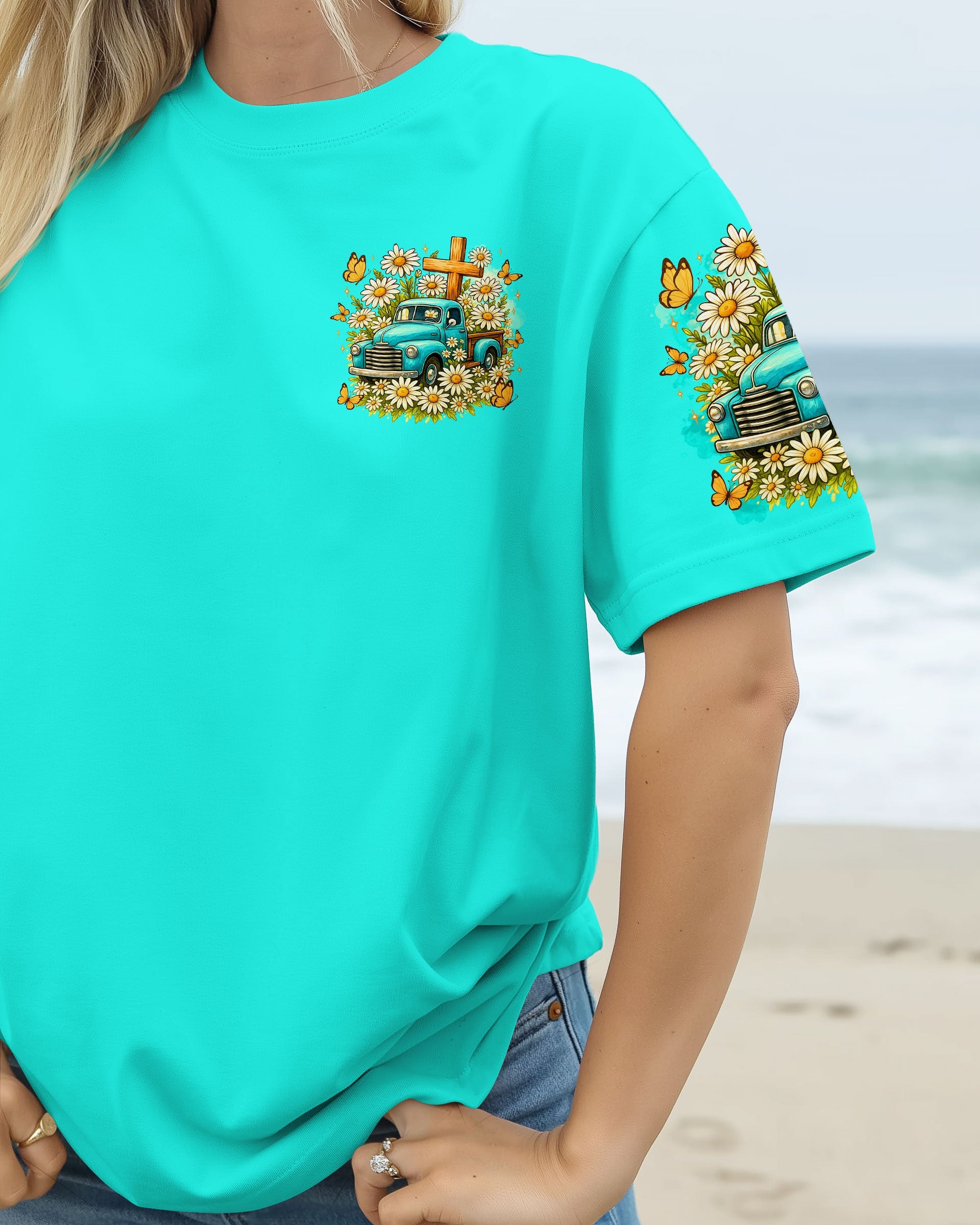 Jesus Take The Wheel Women's All Over Print Shirt - Tltr2309252