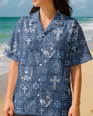 Sacred Cross Bandana Hawaiian Shirt
