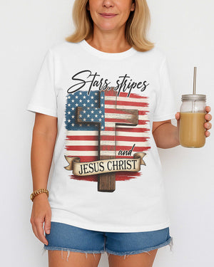 Stars, Stripes and Jesus Christ T-Shirt