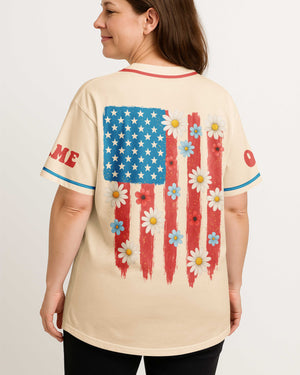 One Nation Under God All Over Print Custom Jersey