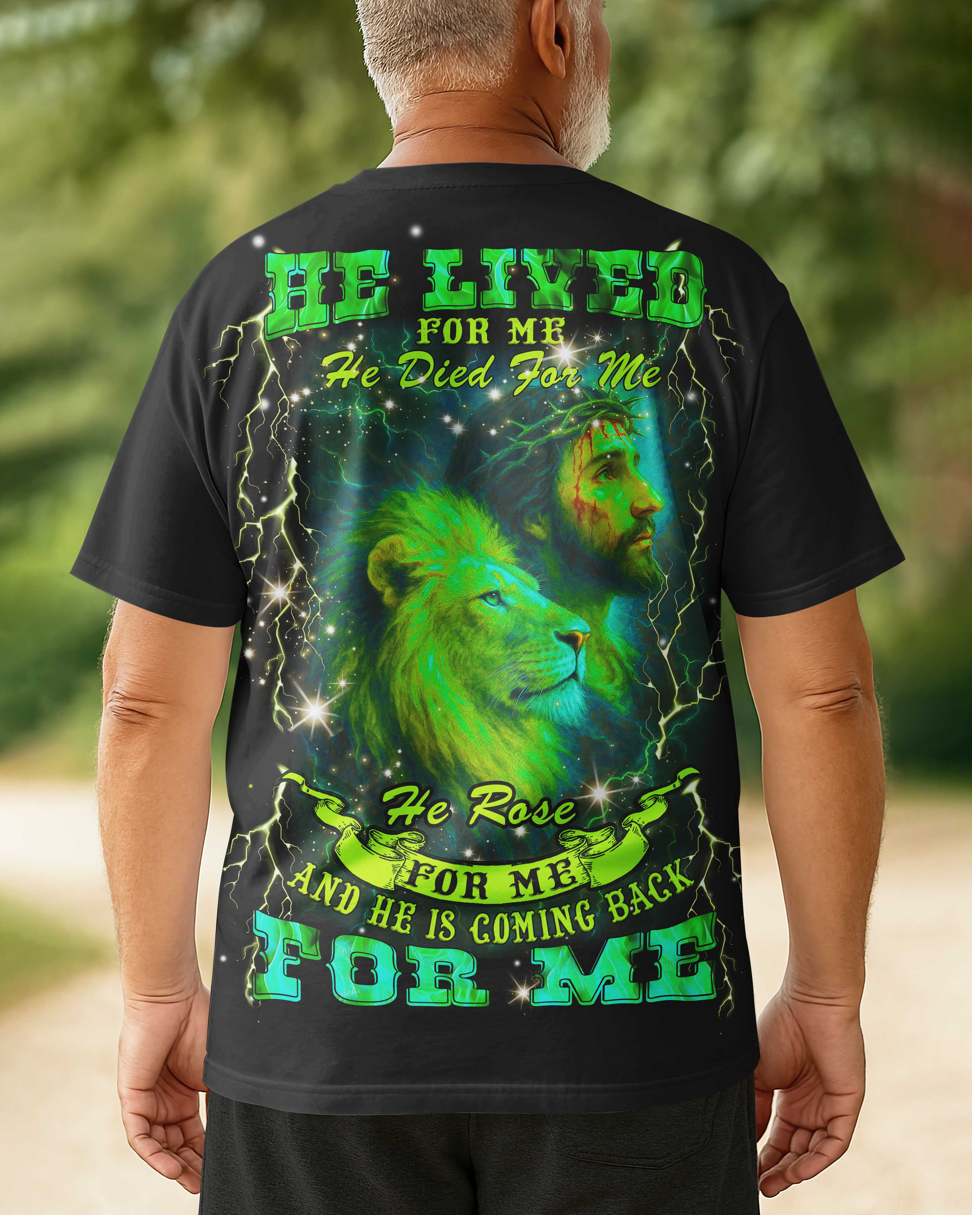 He Is Coming Back For Me All Over Print T-Shirt