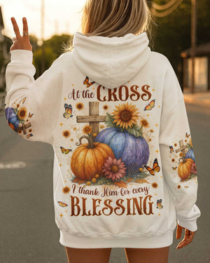 At The Cross I Thank Him For Every Blessing Shirt
