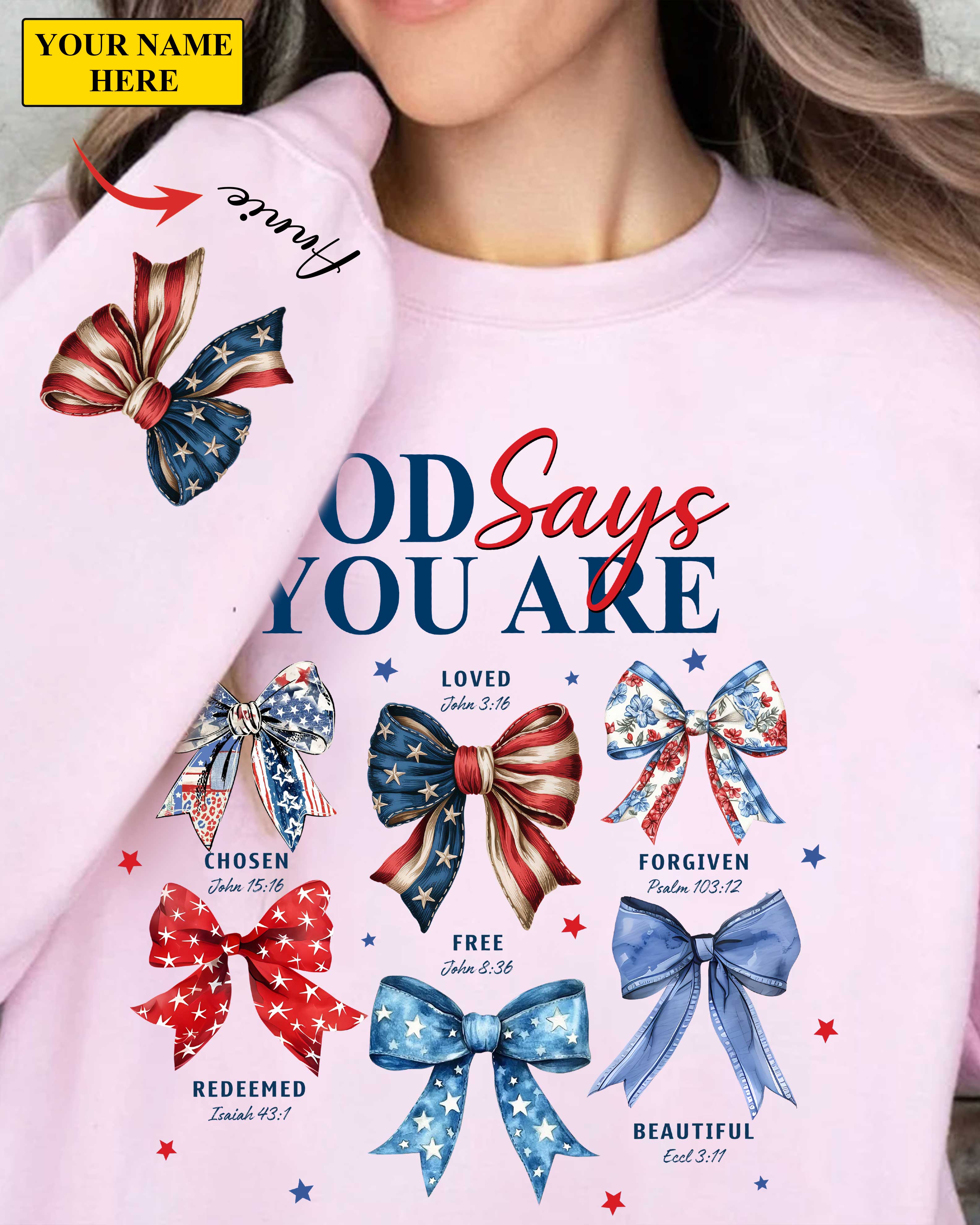 God Says You Are Sweater Gift For Her, Christian Sweater, Jesus God Gifts