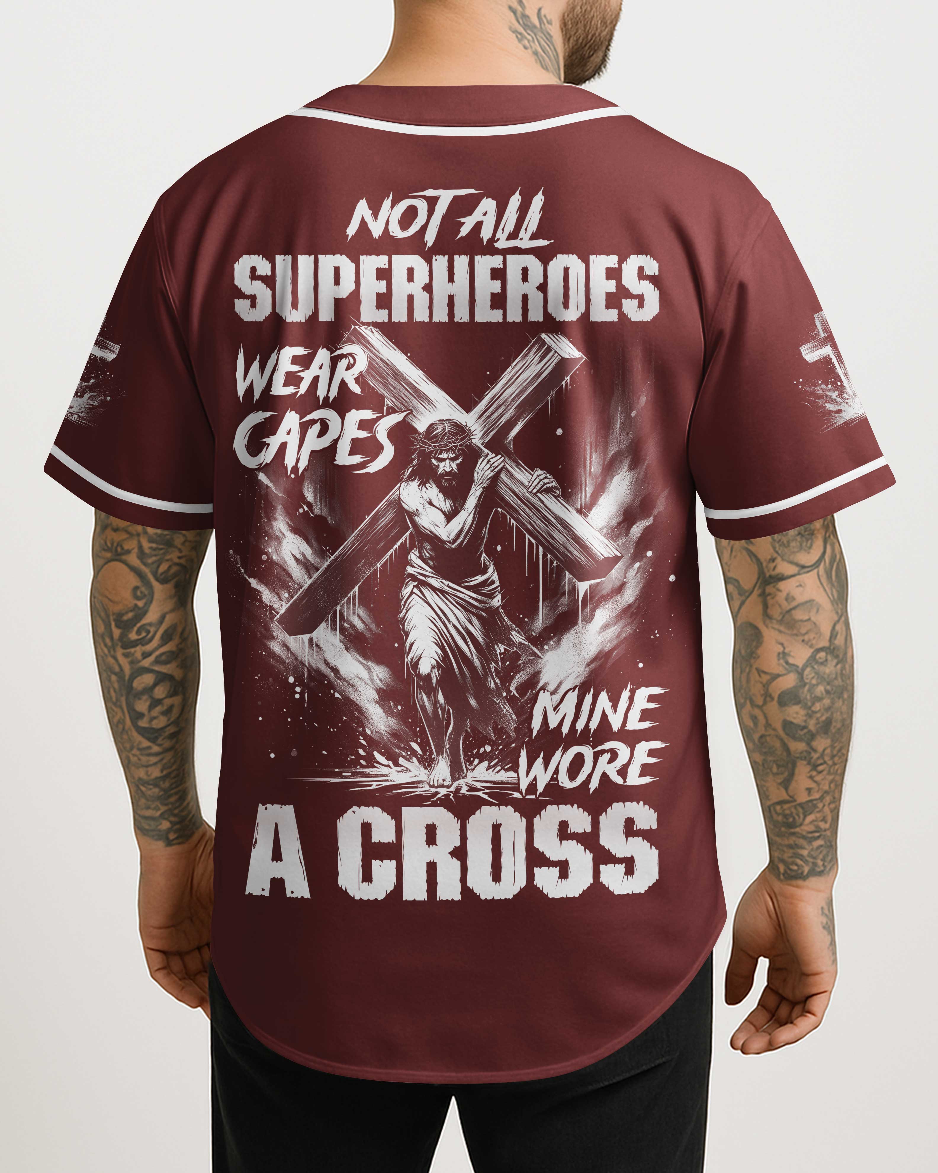 Not All Superheroes Wear Capes All Over Print Jersey1