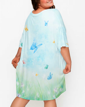 With The Shepherd Near All Over Print Sleep Tee